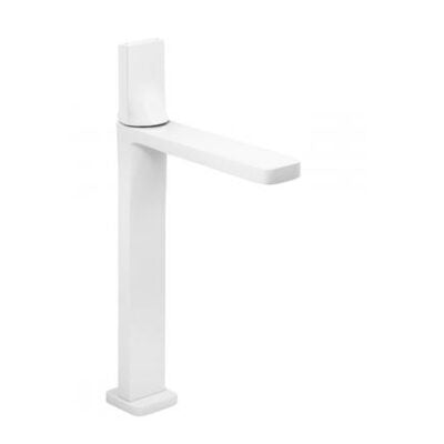 LINE 42 LONG WHITE BASIN MIXER