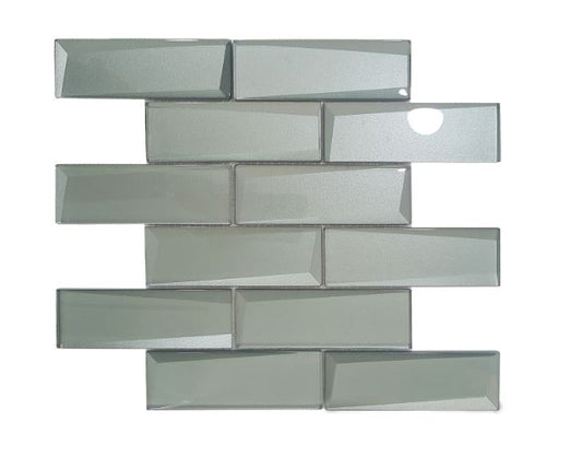 GREY GLASS DECORATIVE MOSAIC