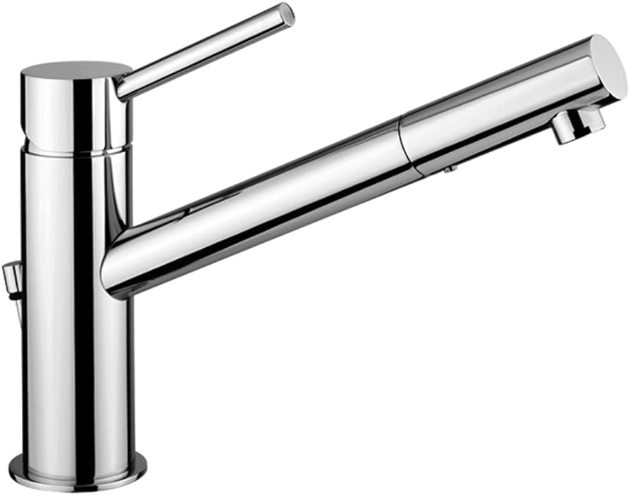 BIRILLO WASH BASIN MIXER WITH LONG SPOUT CHROME