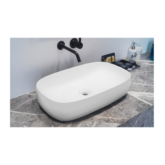 TRANSPARENT FIBER GLASS BASIN 610x365x135MM