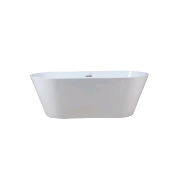 FREE STANDING BATHTUB WHITE 1700X800X580MM