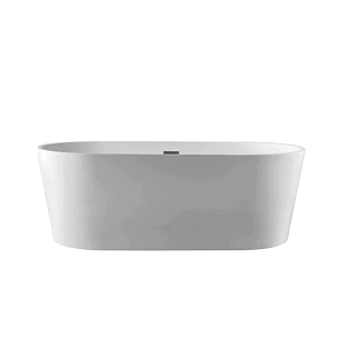 FREE STANDING BATHTUB WHITE 1695x800x580MM