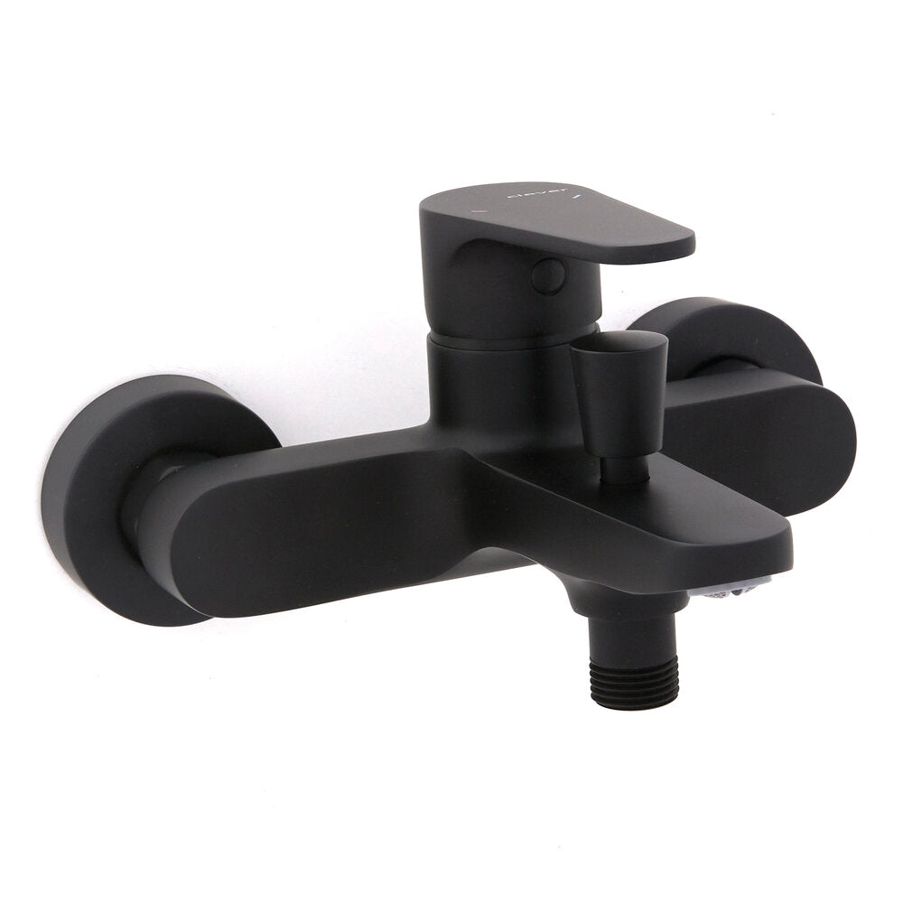 ROCKET SINGLE LEVER BLACK MATTE BATH-SHOWER MIXER WITHOUT KIT