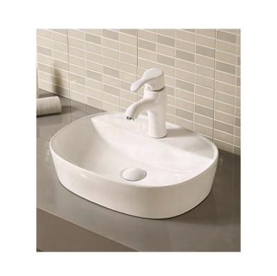 WHITE ART BASIN 600x380x120MM