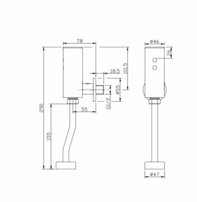 ELECTRONIC URINAL FLUSHER