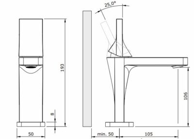 LINE 42 BASIN MIXER