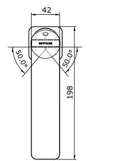 LINE 42 LONG WHITE BASIN MIXER