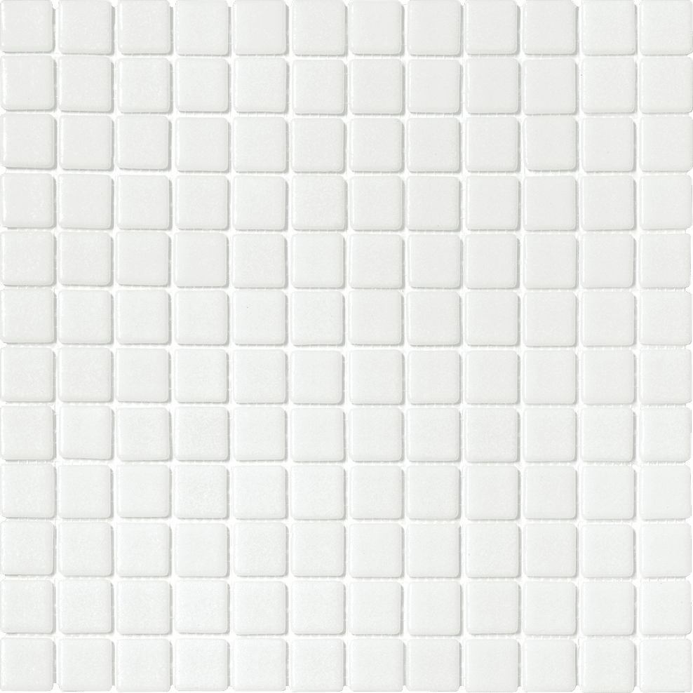 WHITE GLASS MOSAIC FOR SWIMMING POOL