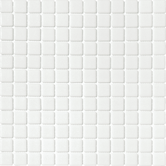 WHITE GLASS MOSAIC FOR SWIMMING POOL