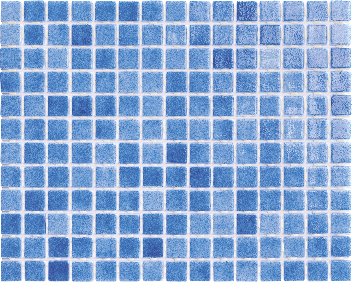 BLUE GLASS MOSAIC FOR SWIMMING POOL