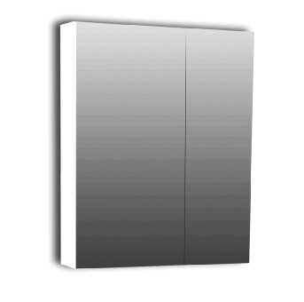 FAIDRA LAKA WHITE GLOSSY CABINET MIRROR 700x140x750MM