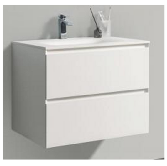 BOSTON LAKA WHITE GLOSSY WALL HUNG CABINET