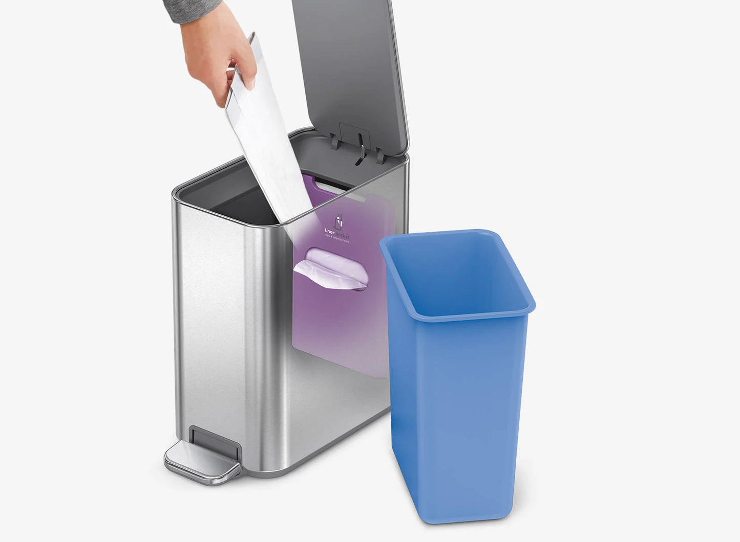 SIMPLEHUMAN SLIM PEDAL BIN 5L