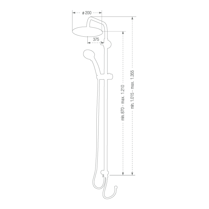 CROMO COMPLETE SHOWER COLUMN