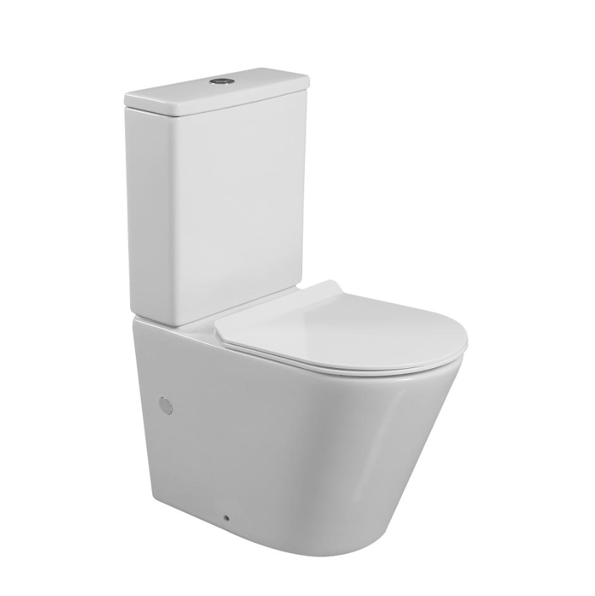 MATRIX NEW RIMLESS COMPLETE SET TOILET P-TRAP 180MM / S-TRAP 220MM