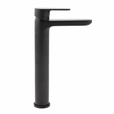 ROCKET SINGLE LEVER BLACK MATTE BASIN MIXER TALL