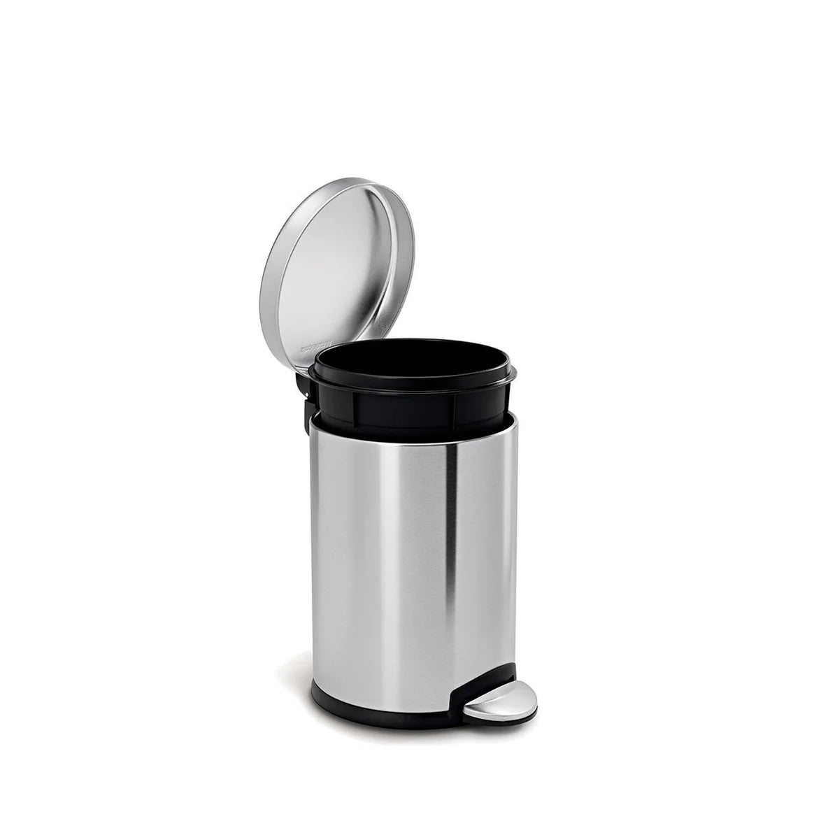 4.5L Mini-Round Step Can Brushed Stainless Steel