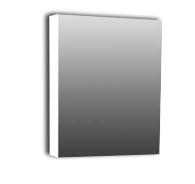 OPERA WHITE CABINET MIRROR 450x140x600MM