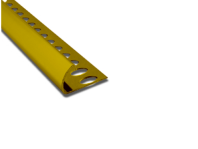 ALUMINIUM GOLD MATTE CORNER PROFILE 10MM