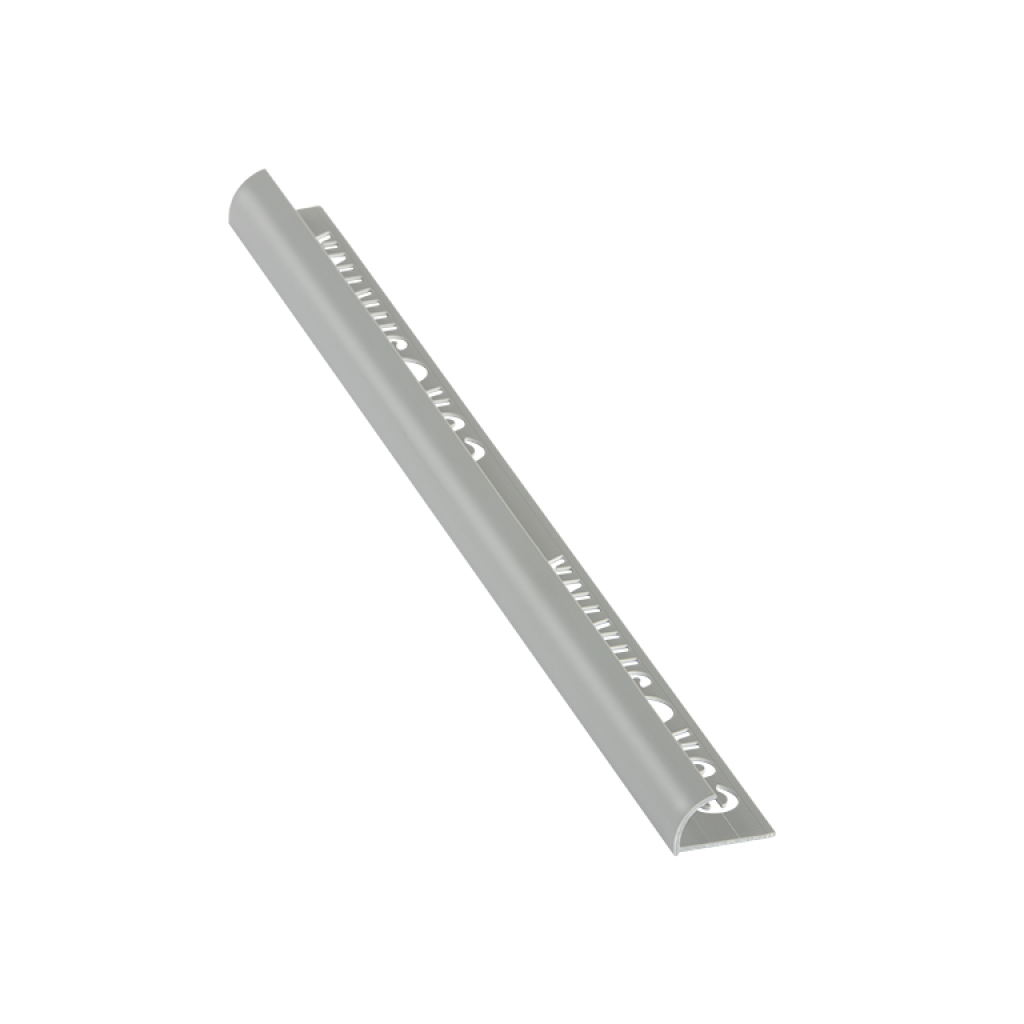 PVC LIGHT GREY EXTERNAL CORNER PROFILE 8MM