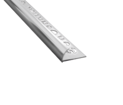 PVC SILVER MATTE EXTERNAL CORNER PROFILE 8MM