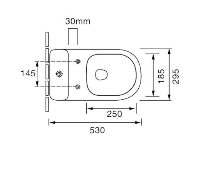 BEBE TOILET FOR CHILDREN P-TRAP 125MM