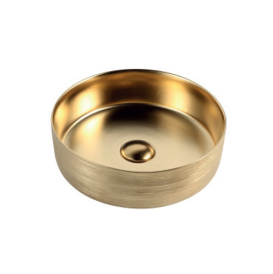 GOLD MATTE ART BASIN ᴓ36x12CM