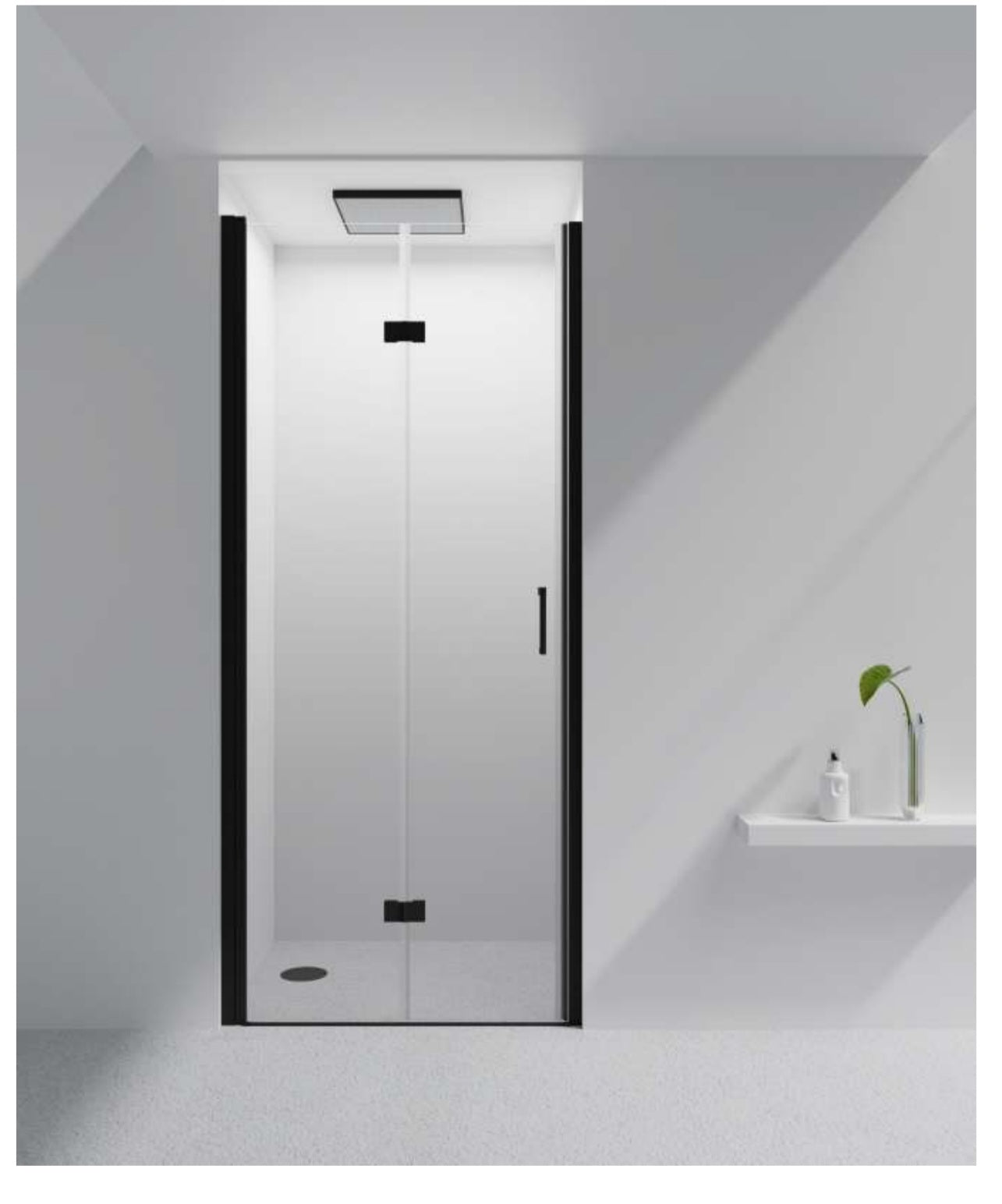 BI-FOLD SHOWER CABIN CLEAR GLASS