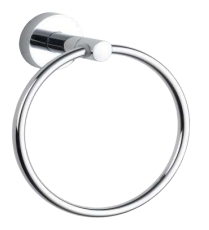 2R TOWEL RING 20CM CHROME