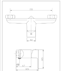 FOSS SHOWER MIXER CHROME