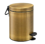 SANCO RETRO EXTRA DUST BIN 3LT SOFT CLOSE BRONZE