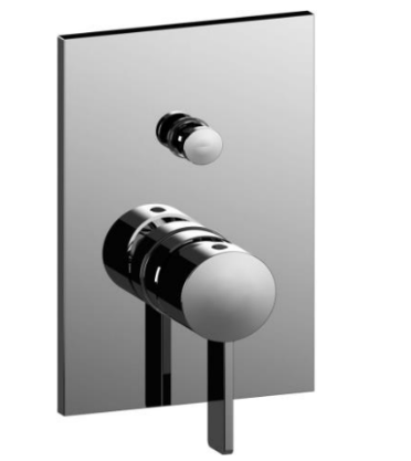 ROCK CONCEALED SHOWER MIXER WITH DIVERTER CHROME