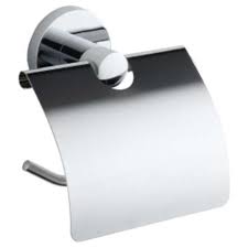 2R PAPER HOLDER WITH PLAIN COVER CHROME