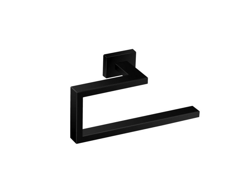 ENIGMA TOWEL RING BLACK MATT