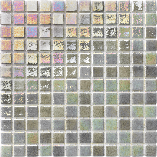 IRIS GREY STEEL GLASS MOSAIC FOR SWIMMING POOL