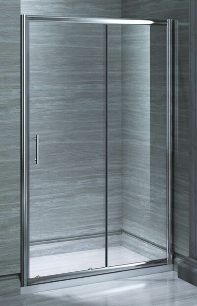 SLIDING SHOWER DOOR CLEAR OR FROSTED GLASS