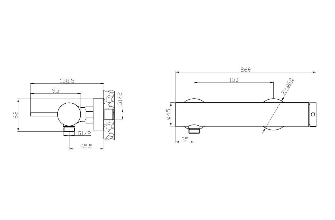 SINGLE LEVER SHOWER MIXER