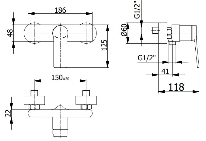 SHINE SHOWER MIXER