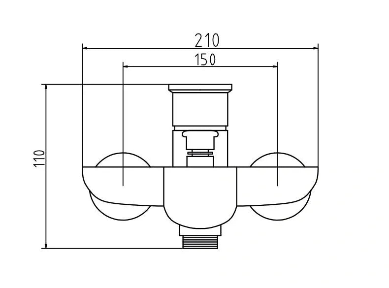 FONTANA COMPLETE BATH MIXER