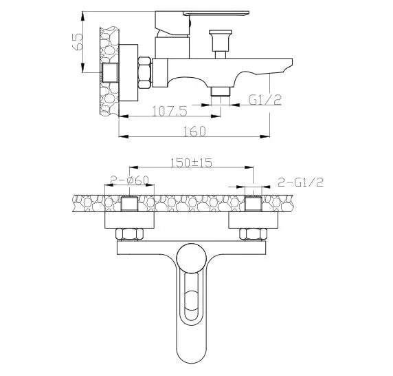 LIDO BATH MIXER