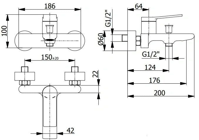 SHINE BATH MIXER