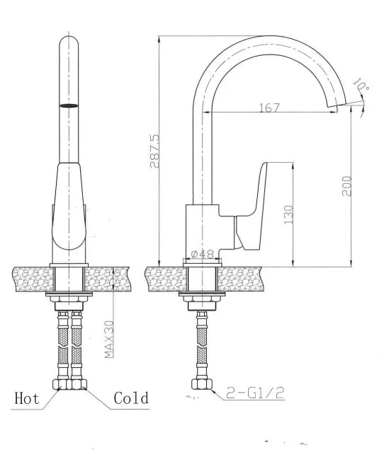 SPRINT SINK MIXER CHROME