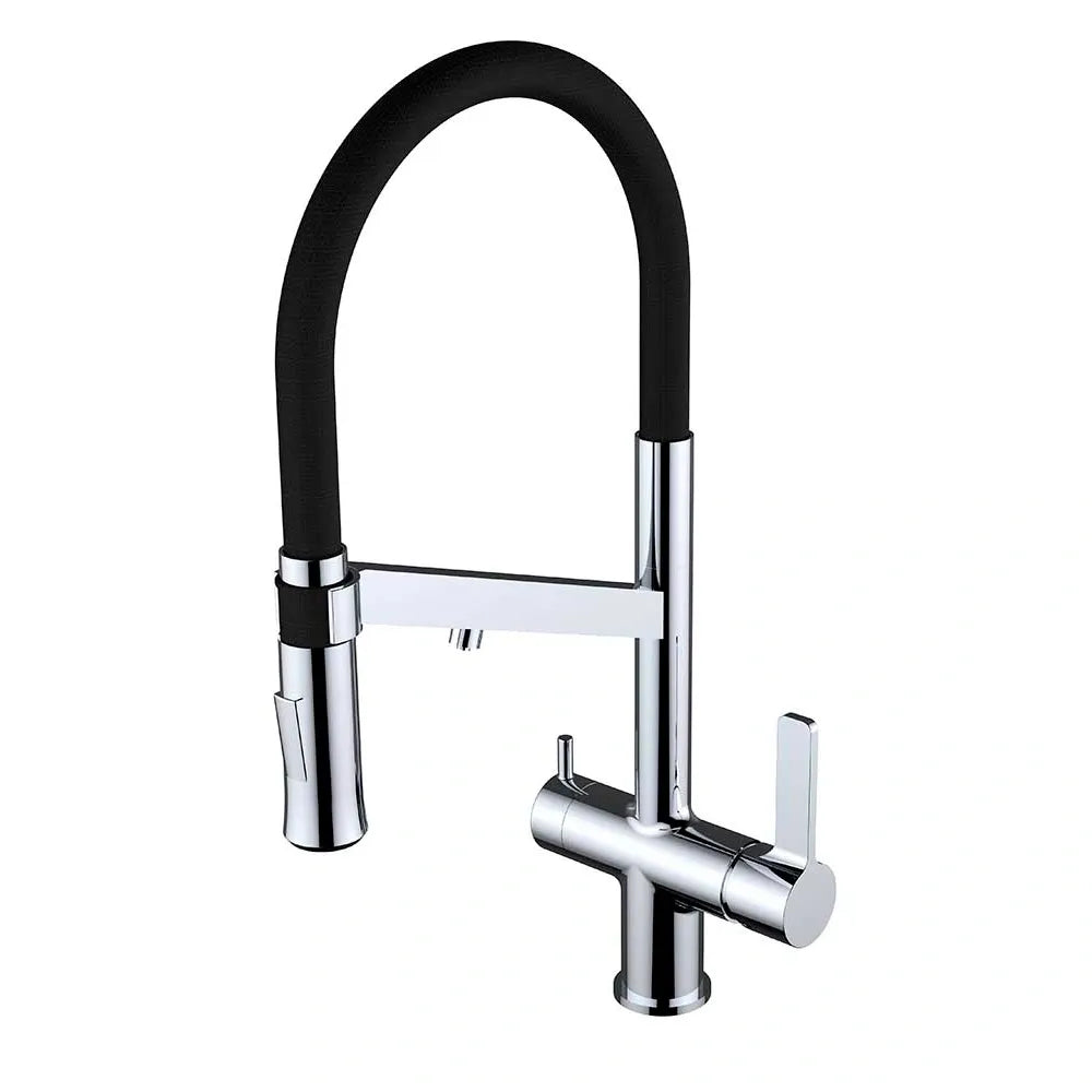 CHEF KITCHEN MIXER 3WAY CHROME&BLACK