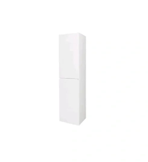 WHITE FLOOR STANDING COLUMN CABINET 350x350x1700MM