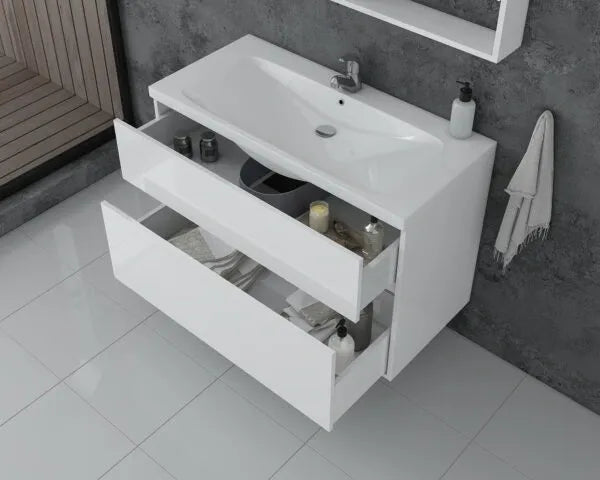 INSTINCT 80 WHITE BASE UNIT&BASIN 80X46X60cm