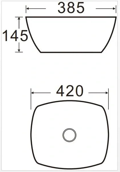 ART BASIN 420x385x145MM