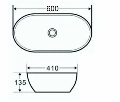 AION ART BASIN 600x410x135MM