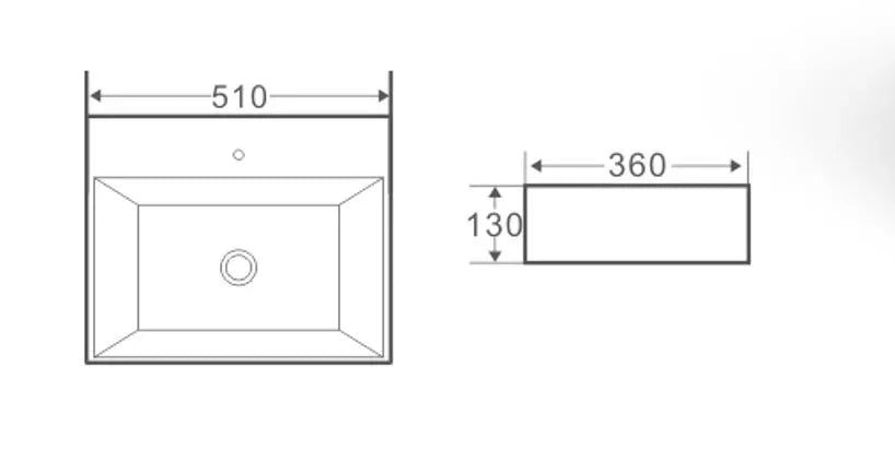 ACE ART BASIN 510x360x130MM