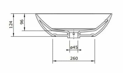 SANLIFE ART BASIN 600x420x95MM