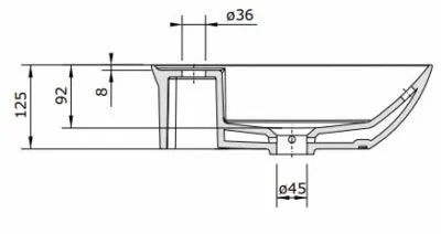 SANLIFE ART BASIN 600x422x92MM